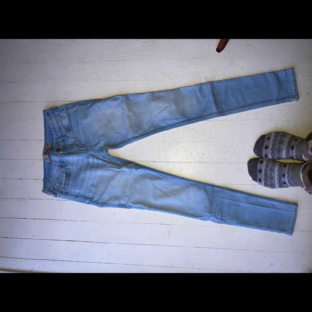 Hollister Light blue skinny jeans